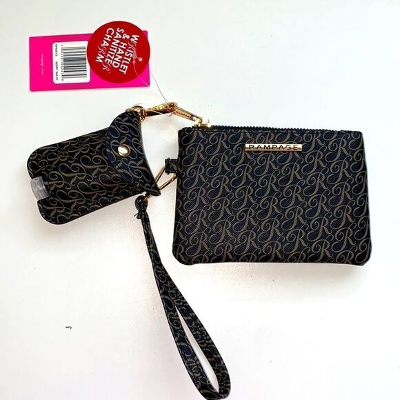 Rampage wallet  wristlet & hand sanitizer charm New - Picture 1 of 7